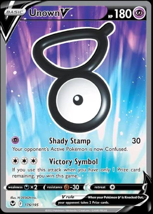 Pokemon TCG Unown V 176/195