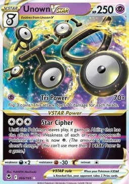 Pokemon TCG Unown Vstar (SIT 066)