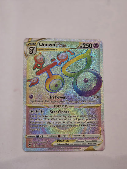 Pokemon TCG Unown Vstar (SIT 199)