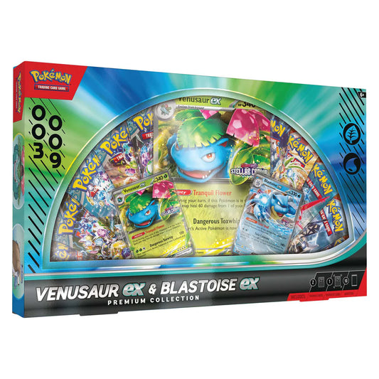 Pokémon TCG Venusaur ex & Blastoise ex Premium Collection