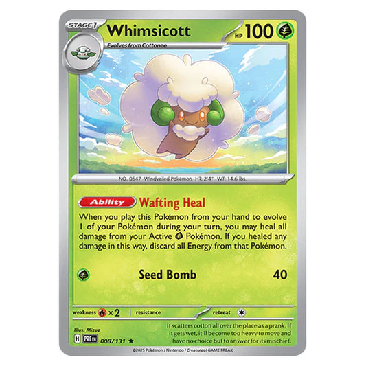 Pokémon TCG Whimsicott (xPRE 008)
