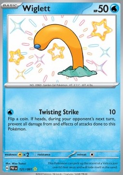 Pokemon TCG Wiglett (PAF 121)