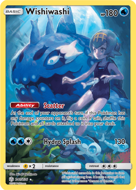 Pokemon TCG Wishiwashi (CEC 240)