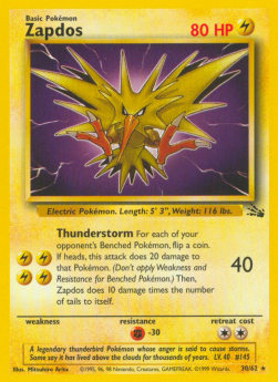 Pokemon TCG Zapdos (FO 30)