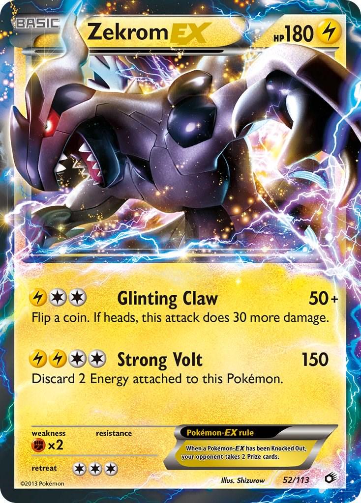 Pokemon TCG Zekrom EX (LTR 52)