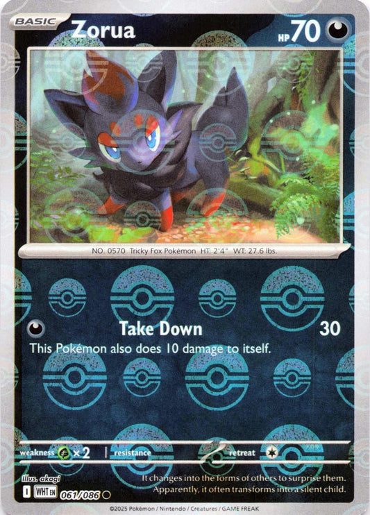 Pokémon TCG Zorua (xWHT 061)