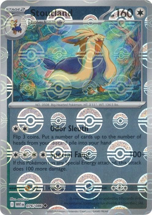 Pokémon TCG Stoutland (xWHT 076)