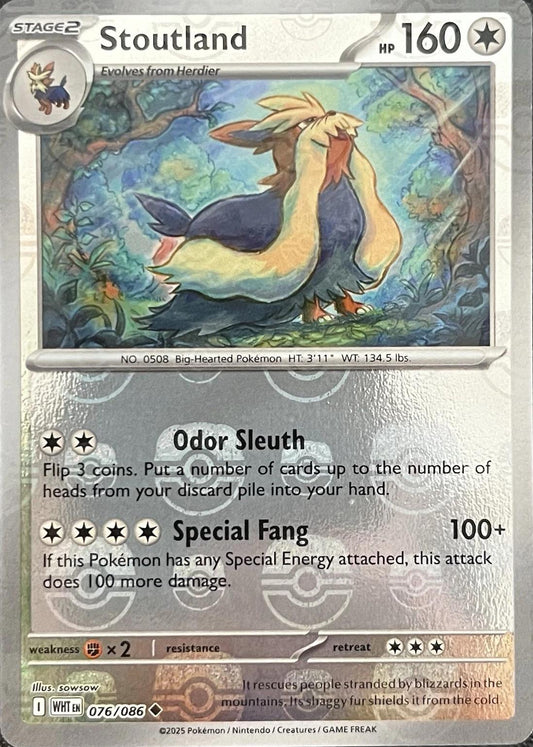 Pokémon TCG Stoutland (xWHT 076)