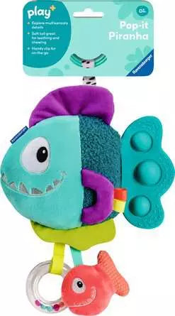 Play+ Pop-it Piranha (Blue)