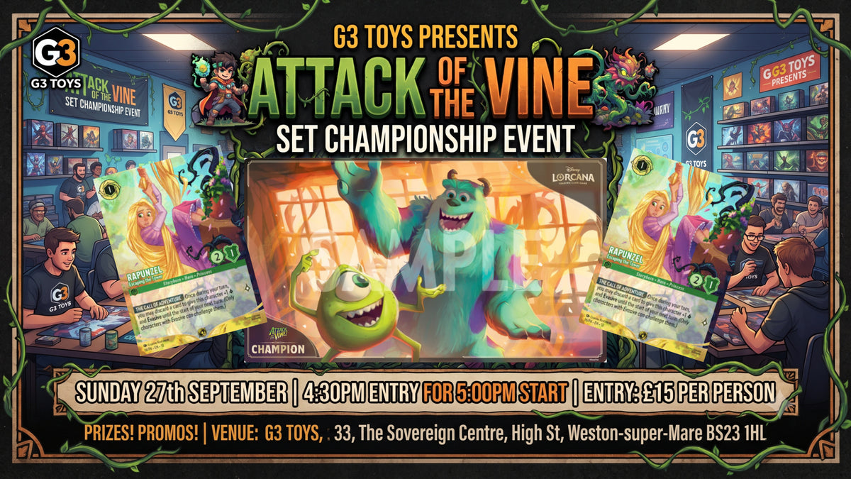 G3 Toys Lorcana Attack of the Vine Set Champs