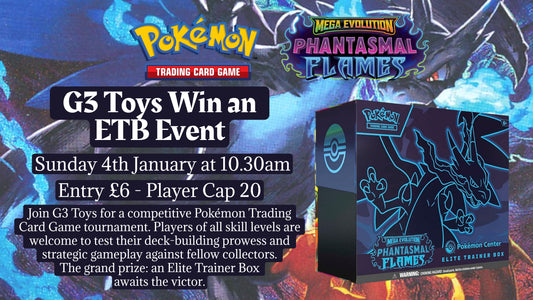 G3 Toys Pokemon TCG - Win An ETB Event
