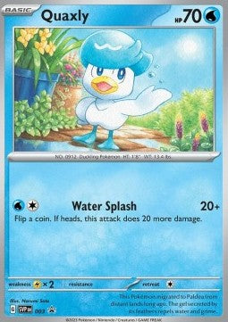 Pokemon TCG Quaxly (SVP 003)