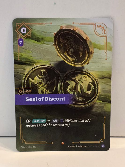 Riftbound - Seal of Discord (OGN 204/298) [Foil]