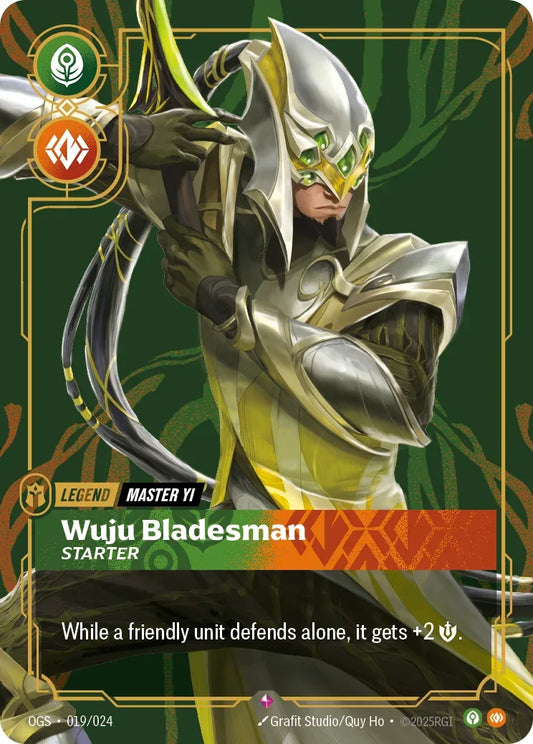 Riftbound - Wuju Bladesman, Starter (OGS 019/024) [Foil Promo]