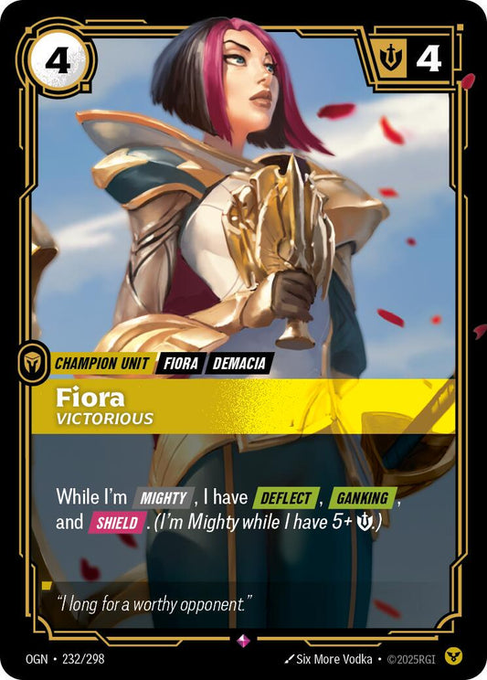 Riftbound - Fiora, Victorious (OGN 232/298) [Foil]