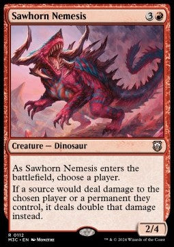 Magic the Gathering Sawhorn Nemesis (M3C 0112)