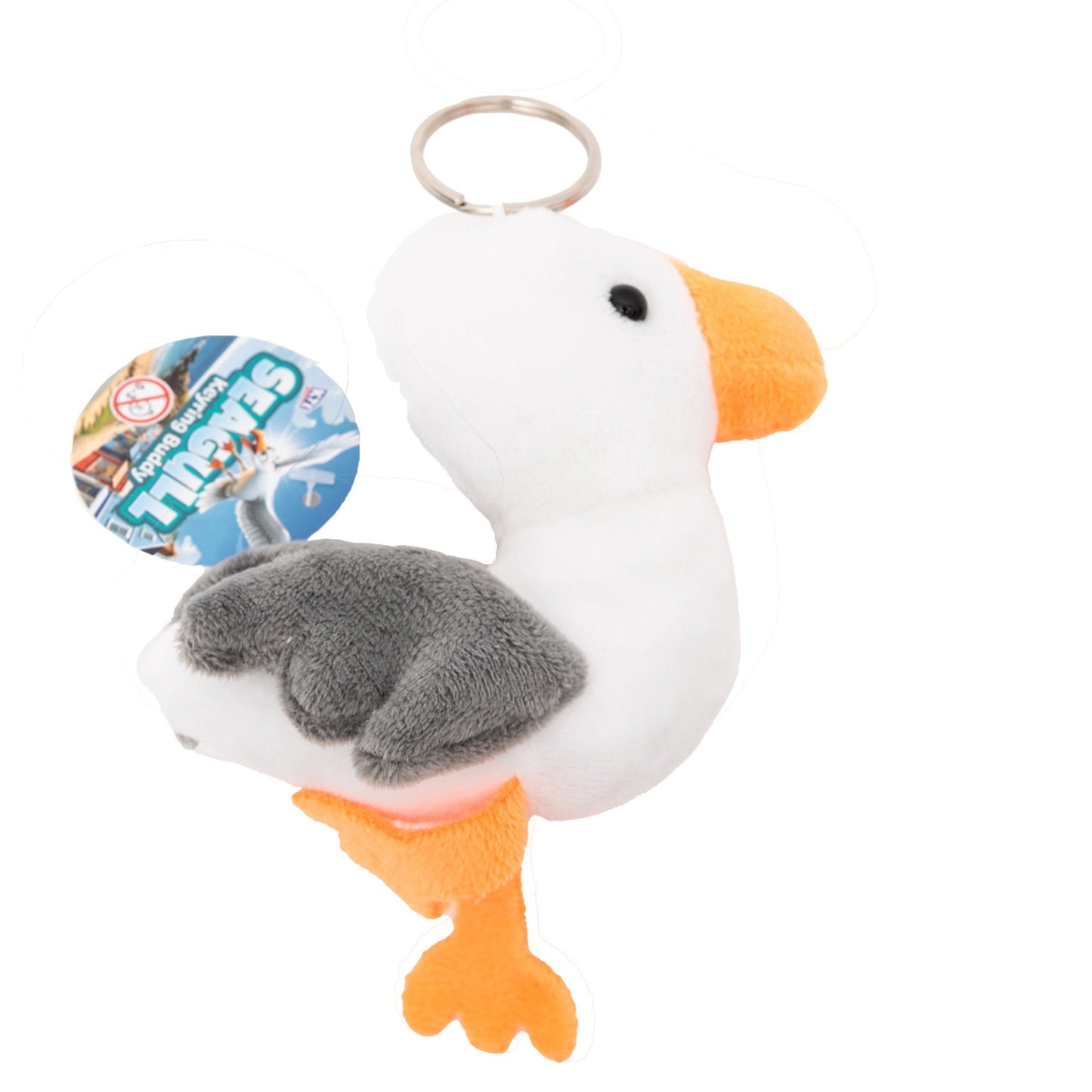Seaside Pals Seagull Plush Keyring 10cm