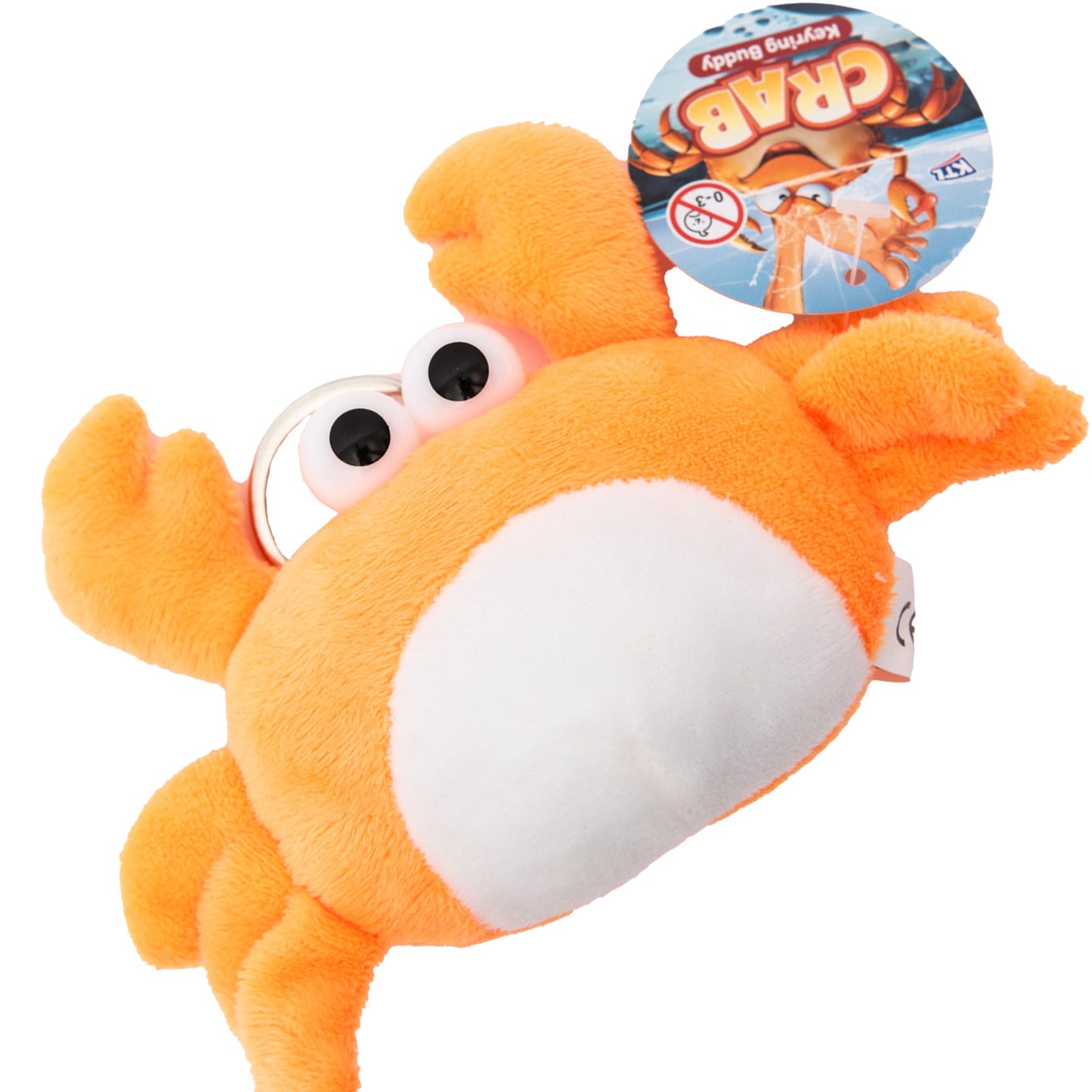 Seaside Pals Crab Keyring Plush 10cm