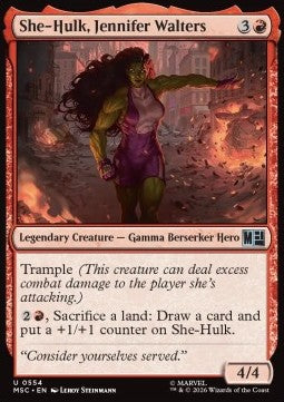 Magic the Gathering She-Hulk, Jennifer Walters (MSC 0554)