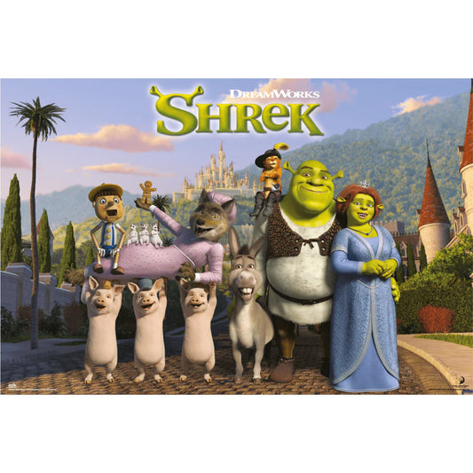 Shrek Cast Poster