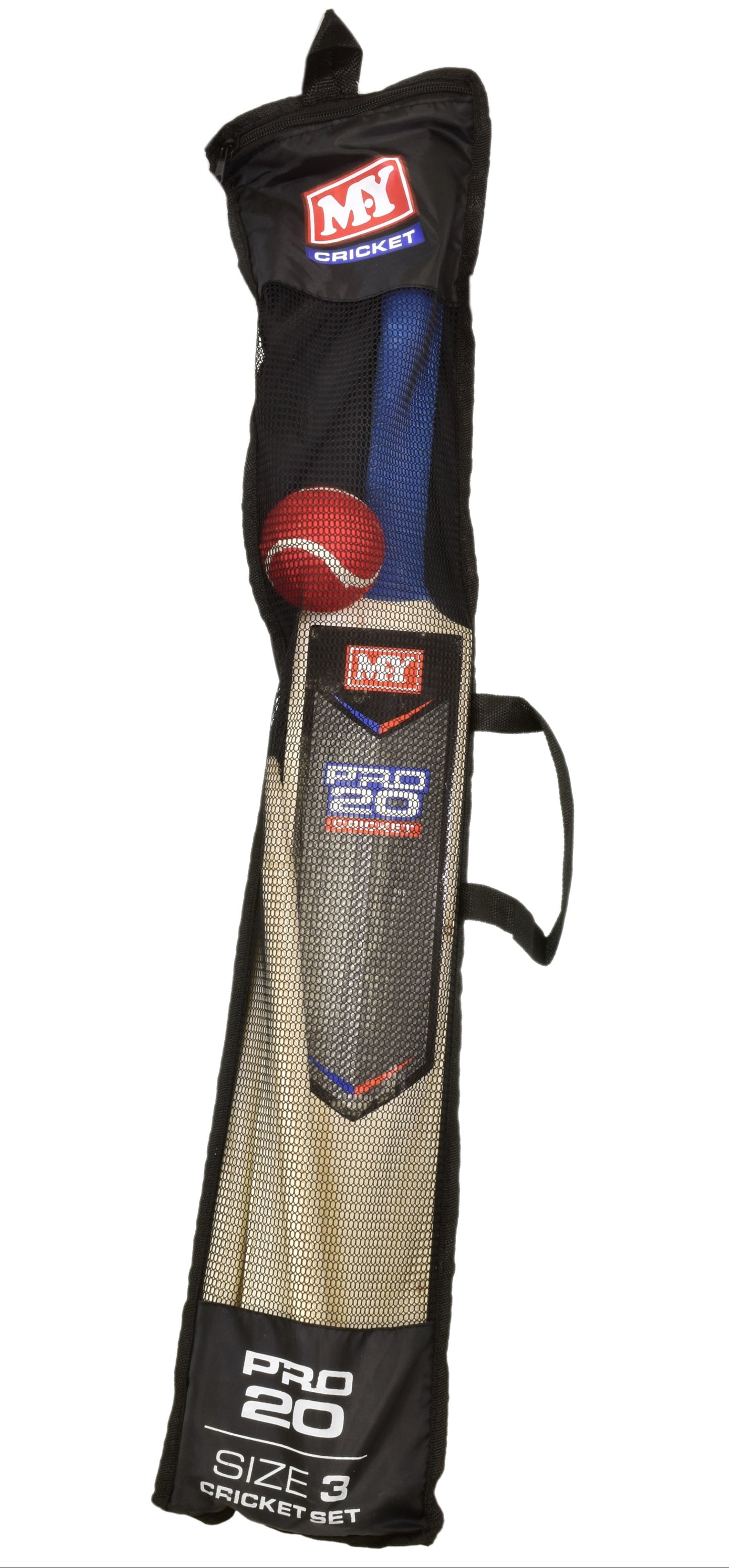 Size 3 Cricket Set In Mesh Carry Bag "M.Y"