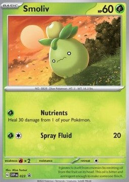 Pokemon TCG Smoliv (SVP 023)