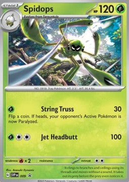 Pokemon TCG Spidops (SVP 009)