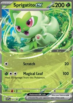 Pokemon TCG Sprigatito ex (SVP 087)