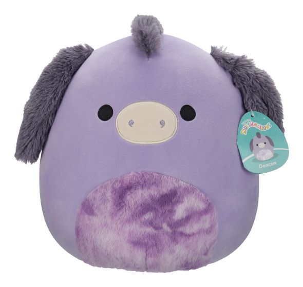 Squishmallows 12 Inch Deacon the Purple Donkey