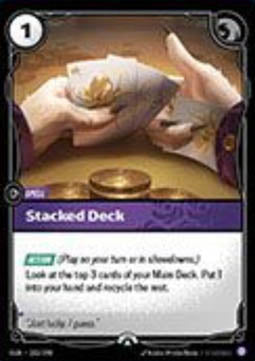 Riftbound - Stacked Deck (OGN 183/298) [Foil Promo]