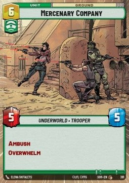 Star Wars Unlimited - Mercenary Company (Foil) - SoR 381