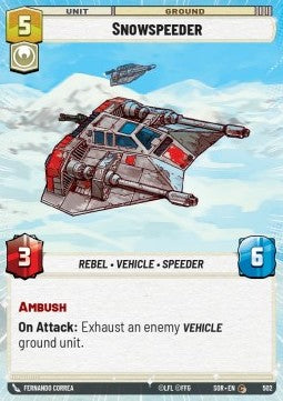 Star Wars Unlimited - Snowspeeder (XSOR 502) [Foil]