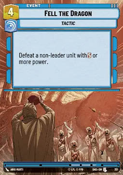 Star Wars Unlimited Fell the Dragon
