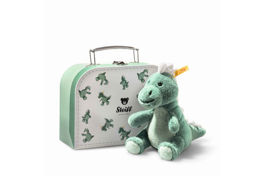 Steiff T-Rex Plush with Suitcase