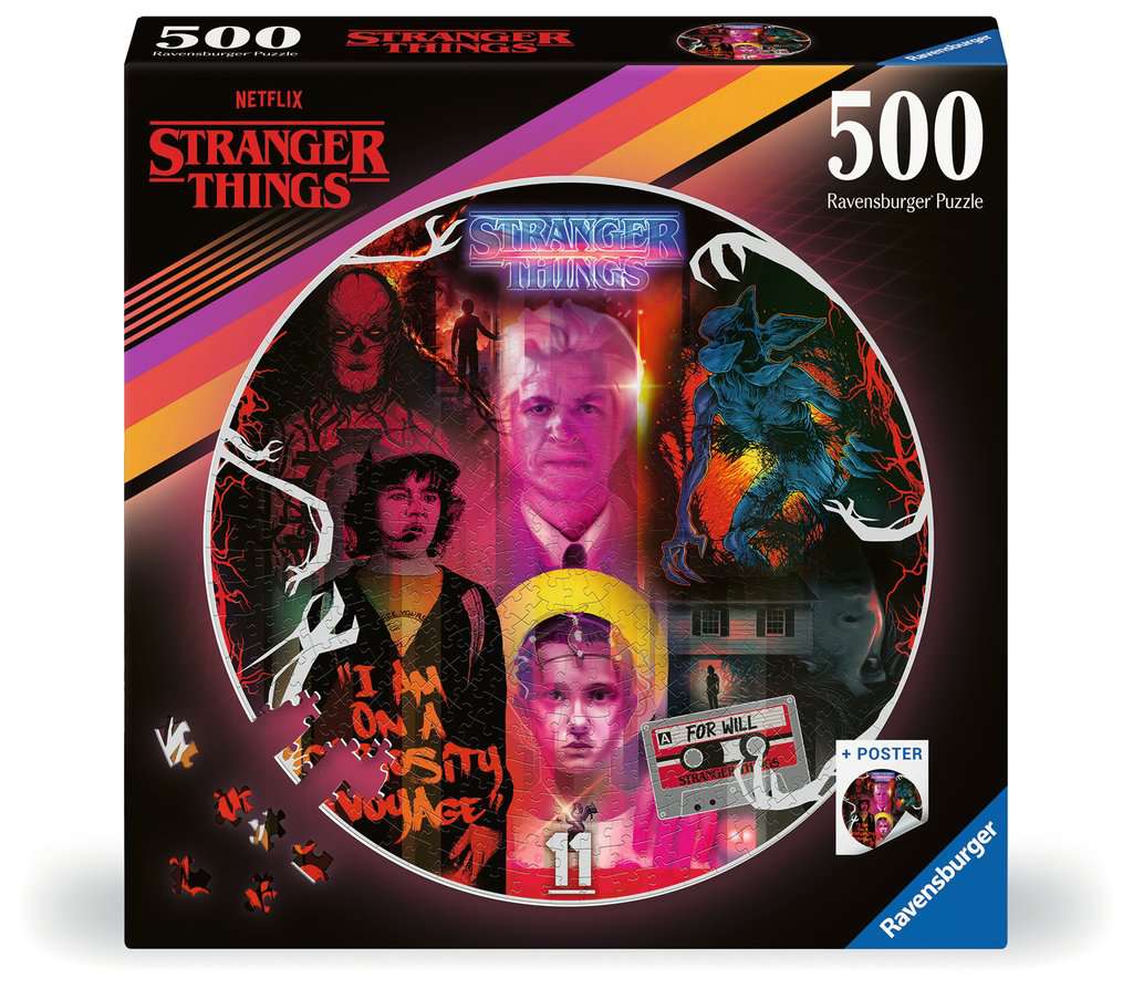 Stranger Things Circular 500 Puzzle