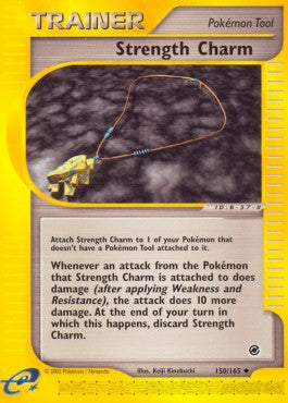 Pokemon TCG Strength Charm (EX 150) Light Play Damage