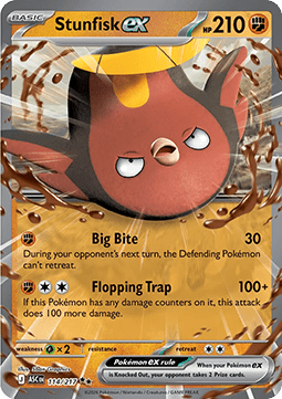Pokemon TCG Stunfisk ex (ASC 114)