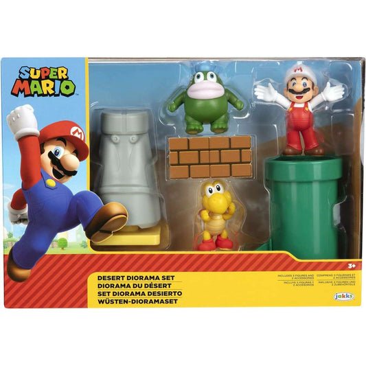 Super Mario 2.5 inch Diorama set Desert