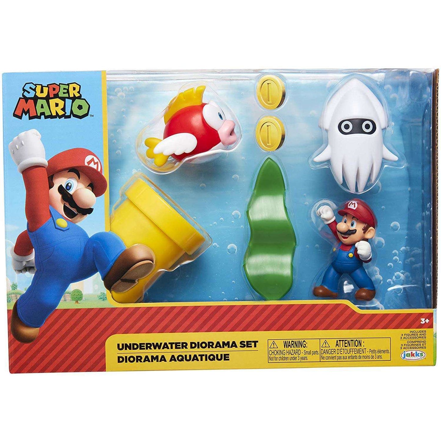 Super Mario 2.5 inch Diorama set Underwater