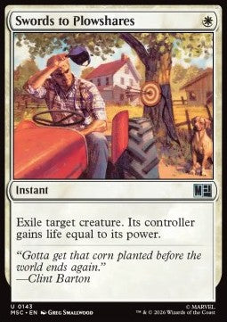 Magic the Gathering Swords to Plowshares (MSC 0143)