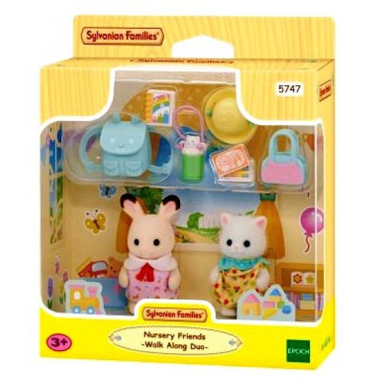 Sylvanian Families Nursery Friends Walk Along Duo