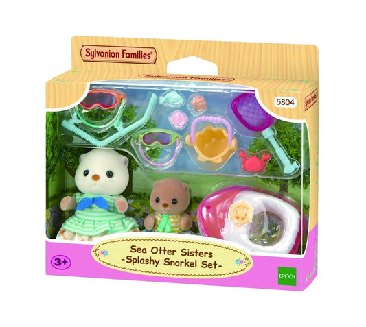 Sylvanian Families Sea Otter Sisters-Splashy Snorkel Set