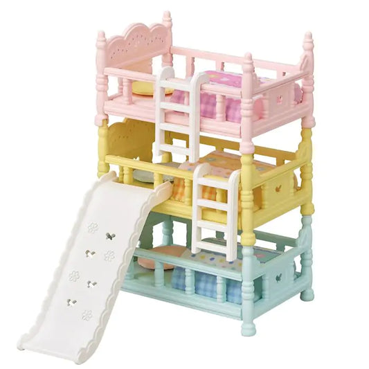 Sylvanian Families Triple Bunk Beds Set