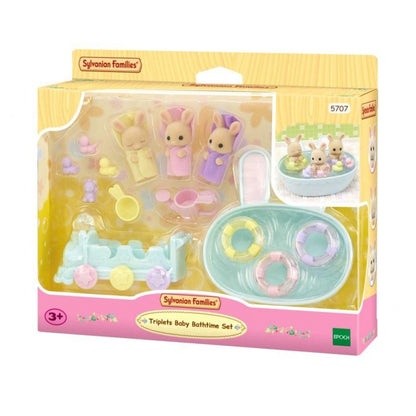 Sylvanian Families Triplets Baby Bathtime Set