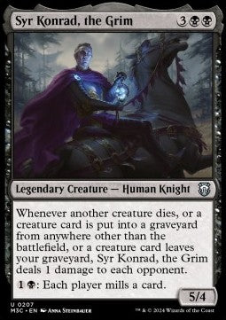 Magic the Gathering Syr Konrad, the Grim (M3C 0207)