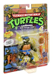 TMNT Classic Turtle Figures Leonardo with Storage Shell