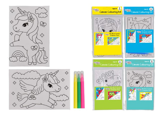 Canvas Colouring Kit 15x10cm