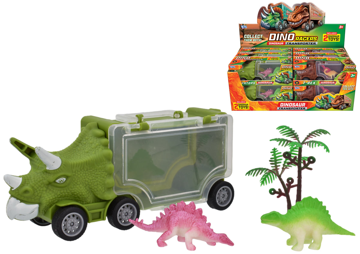 Dino Trucks With 2pcs Dinosaur Playset