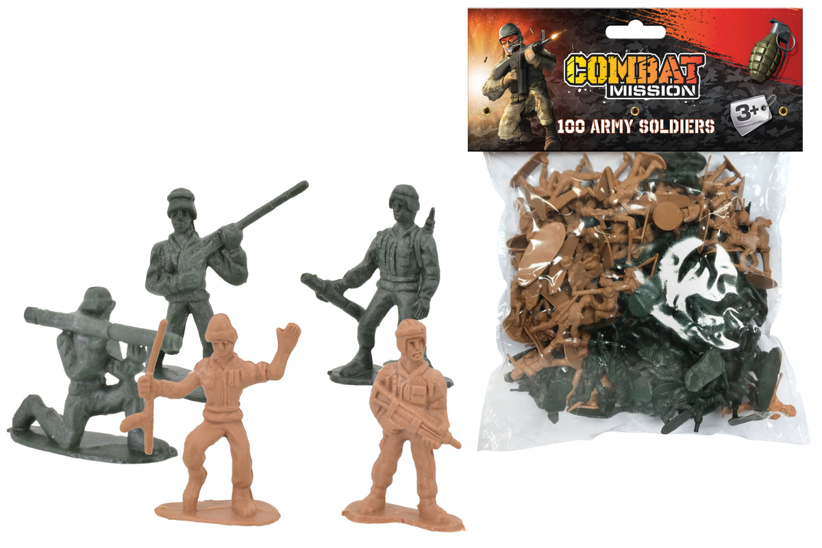 100pc Soldier Set - "Combat Mission"