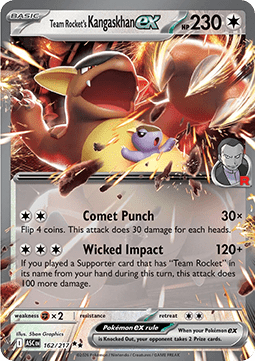 Pokemon TCG Team Rocket's Kangaskhan ex (ASC 162)